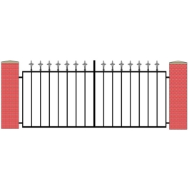 GRD2 with bushes - Railing